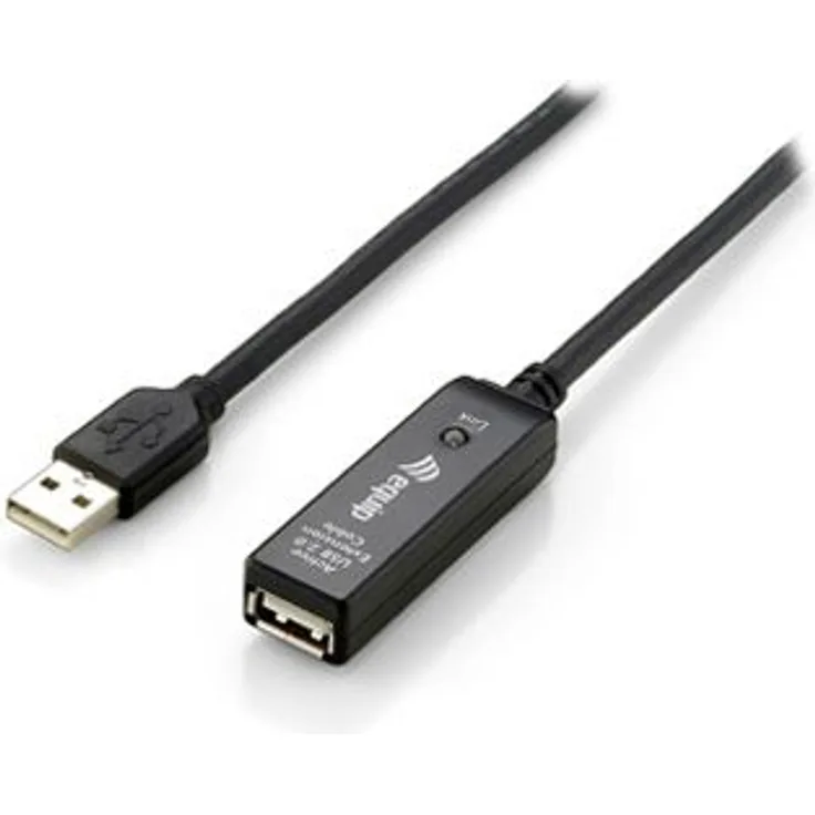 Equip USB2.0 Active Extension Cable - USB-Erweiterung - USB Typ A, 4-polig / USB Typ A, 4-polig - extern - bis zu 15 m (133311)