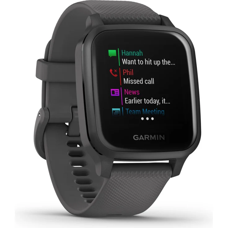 Garmin Venu Sq Smartwatch GPS, Unisex, Kunststoffgehäuse, Schiefer/Grau (010-02427-10) – Bild 4