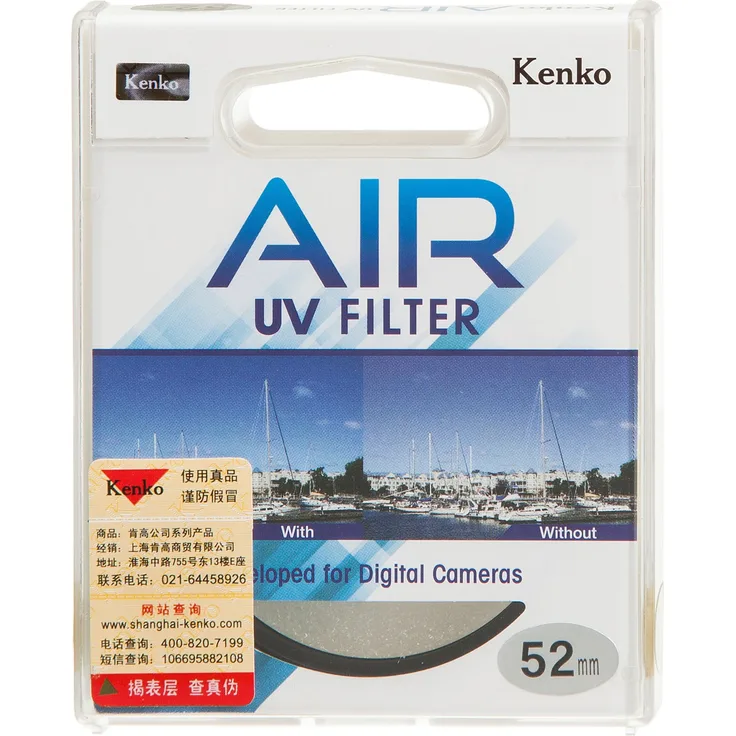 Kenko 225293 AIR UV Filter 52mm schwarz