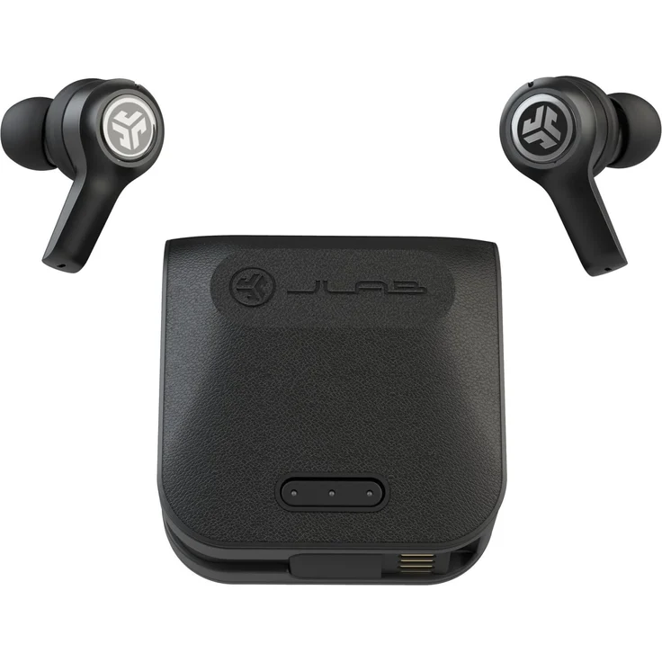 JLab JBuds Air Executive True Wireless In-Ear Kopfhörer mit Bluetooth, geeignet für Sport, schwarz – Bild 2
