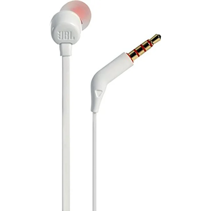 JBL Tune 110 In-Ear Kopfhörer mit Mikrofon, weiß – Bild 5