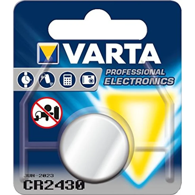 Varta Batterien Electronics CR2430 Lithium Knopfzelle 3V Batterie 1er Pack Knopfzellen in Original 1er Blisterverpackung – Bild 1