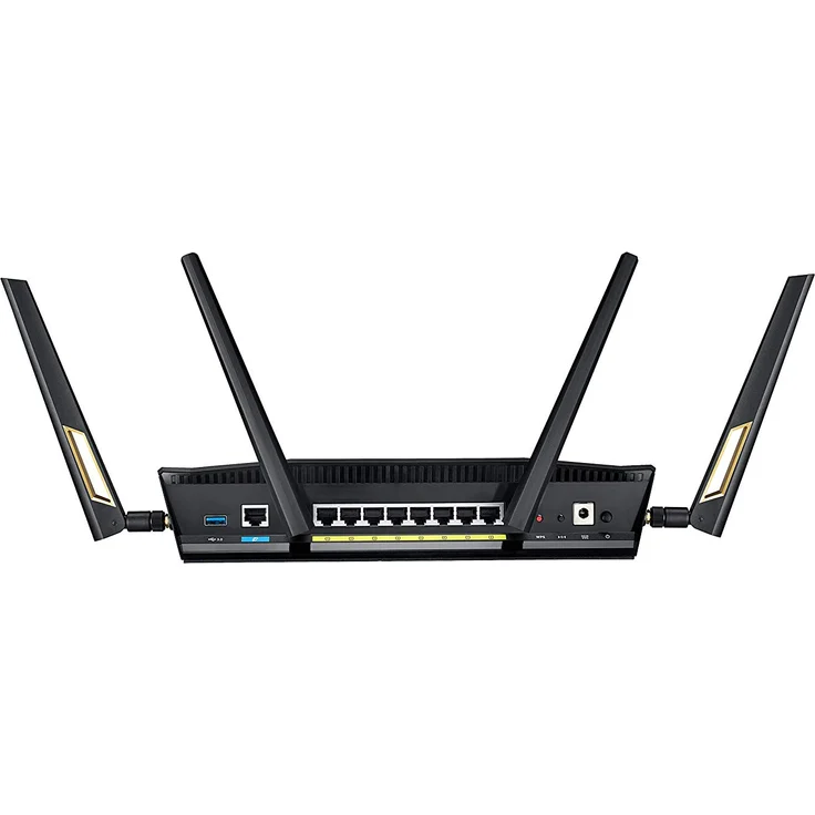 Asus RT-AX88U Gaming Router (Ai Mesh WLAN System, WiFi 6 AX6000, Gaming Engine, 8x Gigabit LAN Link Aggregation, 1.8 GHz QC CPU, AiProtection, USB 3.0) (Router bis zu 220 m²) – Bild 4