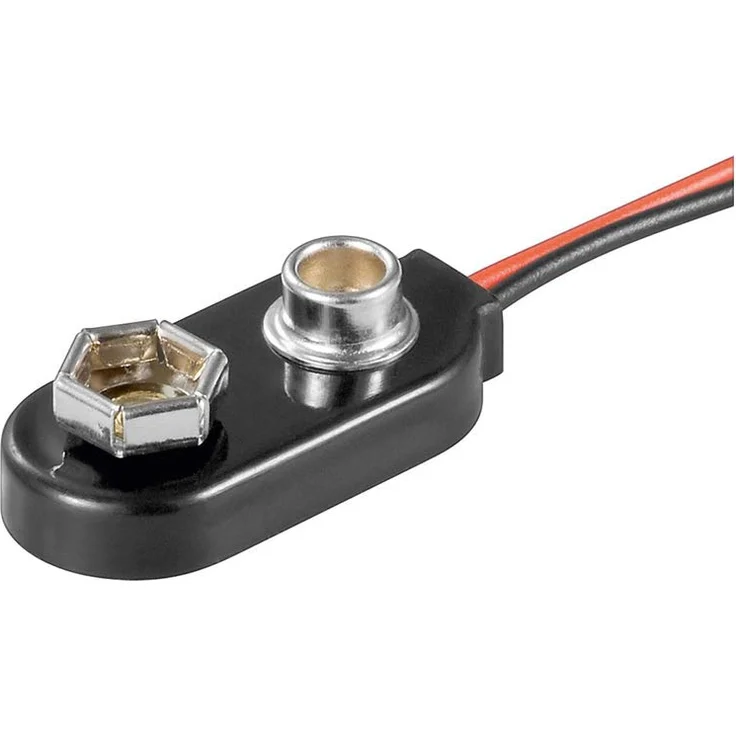 Goobay 12483 1x 9V Block Batteriehalter – Bild 1