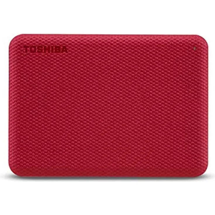 Toshiba Canvio Advance - Festplatte - 1 TB - extern (tragbar) - 2.5 Zoll (6.4 cm) - USB 3.2 Gen 1 - Rot (HDTCA10ER3AA)