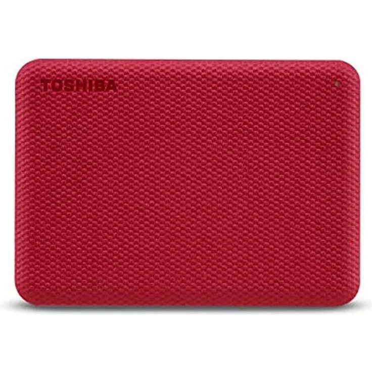 Toshiba Canvio Advance - Festplatte - 1 TB - extern (tragbar) - 2.5 Zoll (6.4 cm) - USB 3.2 Gen 1 - Rot (HDTCA10ER3AA) – Bild 1