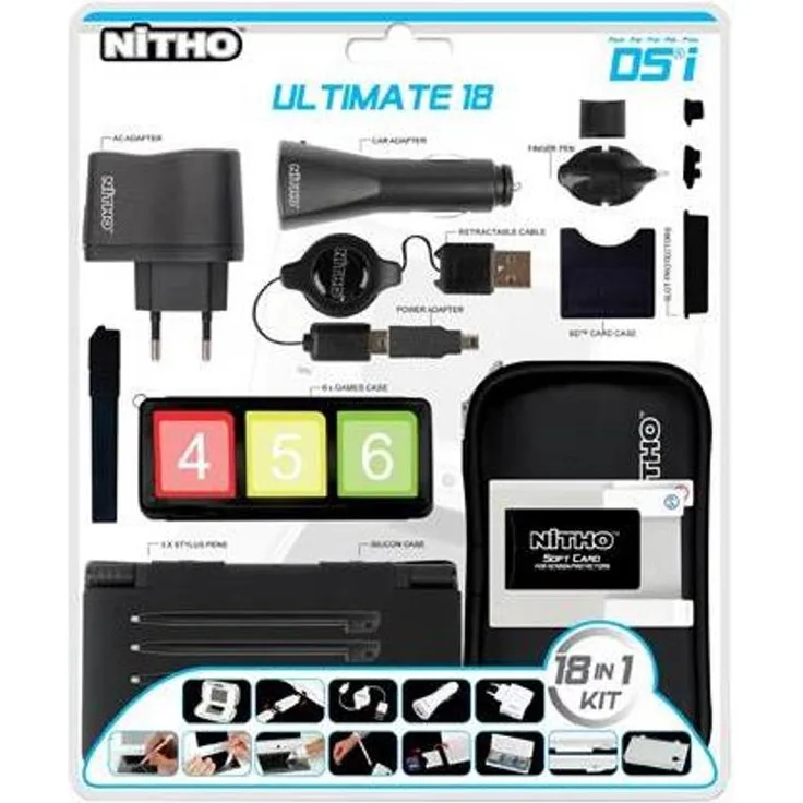 18in1 Ultimate Pack schwarz für DSi