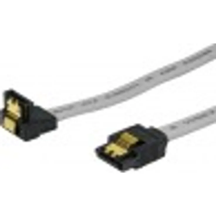 BIGtec BIG2032 0,2m HDD S-ATA Kabel grau gerade/unten Kontakte vergoldet