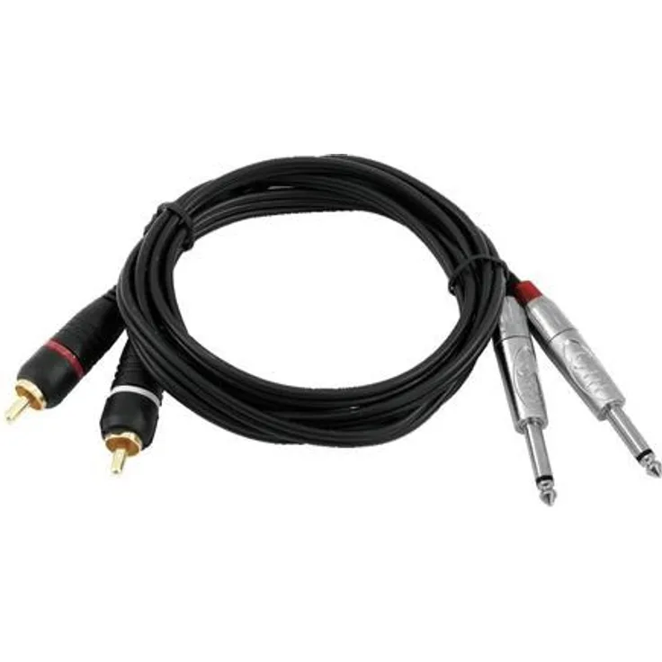 Kabel KC2-60 2xKlinke mo/2xCinch 6m