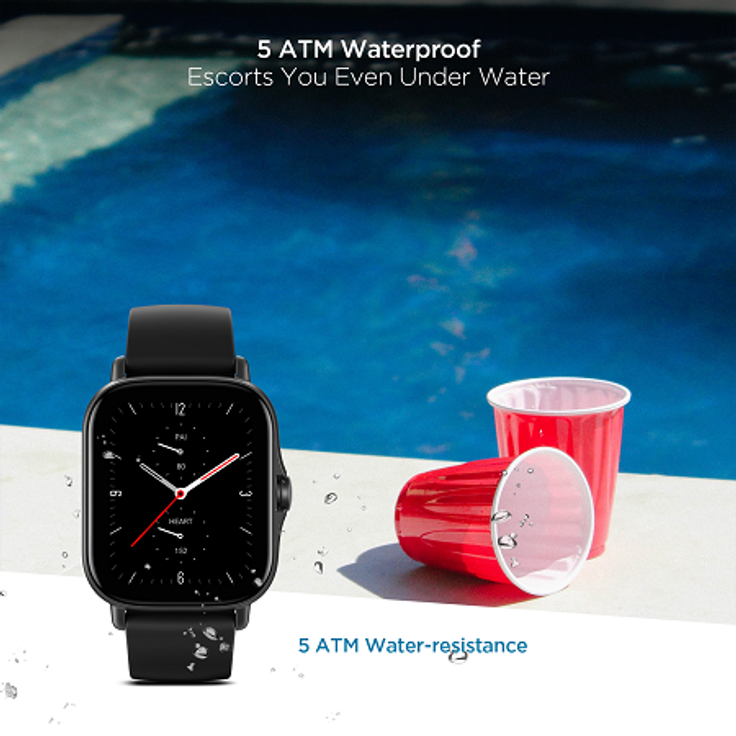Amazfit GTS 2e Smartwatch GPS, Unisex, 42,8mm, Midnight Black – Bild 11