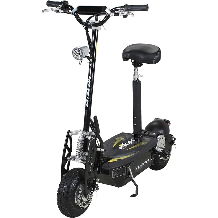 eFlux Freeride E-Scooter, ohne Straßenzulassung, Schwarz, 35 km/h