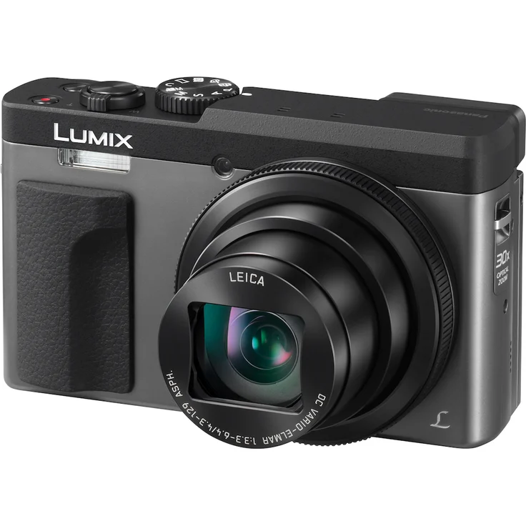 Panasonic LUMIX TZ91 High-End Reisezoom Kamera (LEICA Objektiv, 30x Opt. Zoom, 24 mm Weitwinkel, Sucher, 4K) silber - Preisvergleich – Bild 2