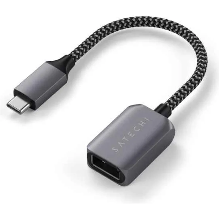 Satechi USB-C to USB 3.0 cable adapter space gray