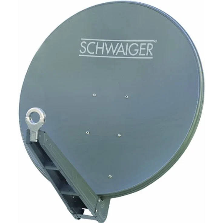 Schwaiger SPI085PA011 Aluminium Offset-Antenne 85 cm, Premiumklasse, anthrazit – Bild 1