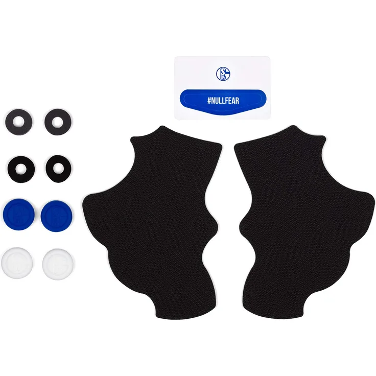 snakebyte PS4 Controller Set - Offiziell lizenziertes FC Schalke 04 Controller Set - zur Verwendung mit allen Dualsock 4 Controllern - für bessere Spielkontrolle & Design