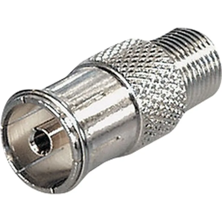 Kompaktadapter F-Kupplung - Koax-Kupplung 9,5 mm