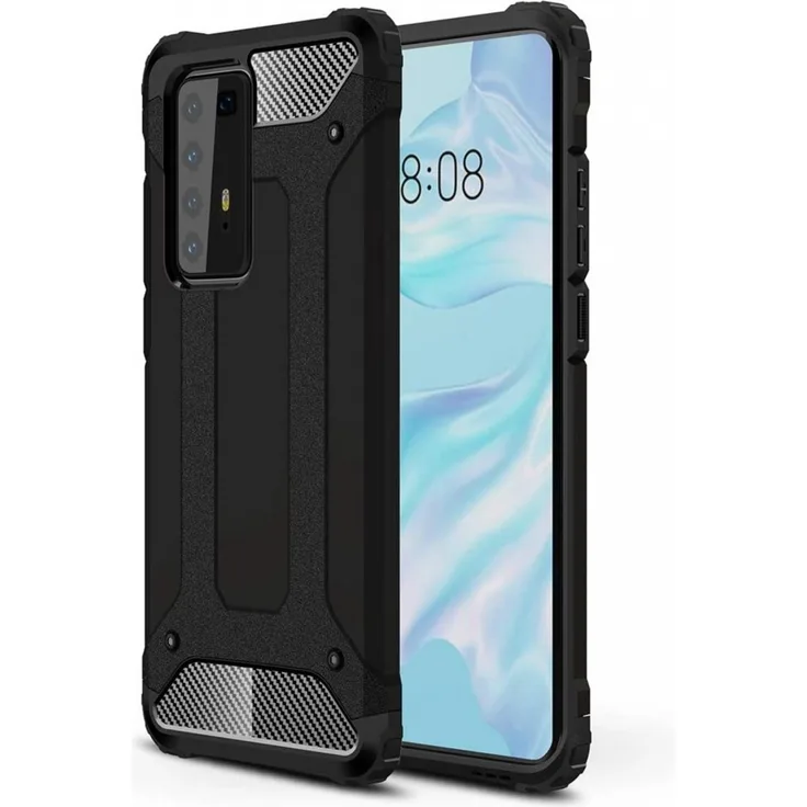 Wisam Samsung Galaxy A21s Panzer Schutztasche Robust Hülle Hybrid Armor