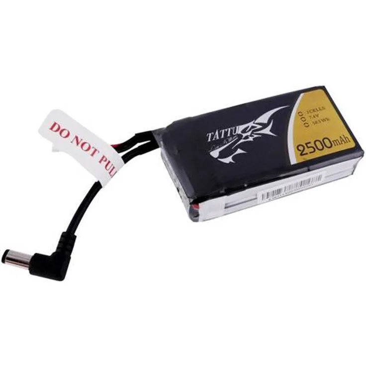 Tattu Modellbau-Akkupack (LiPo) 7.4V 2500 mAh Zellen-Zahl: 2 Softcase 3.5mm