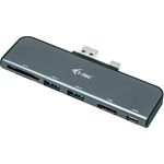 i-tec Metal Docking Station für Microsoft Surface Pro 1x HDMI 4K-30Hz 1x MiniDP 4K-60Hz 2x USB 3.0 Lesegerät für 1x SD und 1x MicroSD Karten für Windows 10