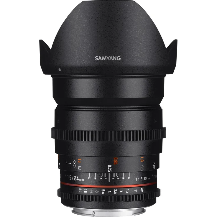 SAMYANG 13024T1.5F T1.5 VDSLR ED UMC II Objektiv für Anschluss Fuji X (24mm) – Bild 1