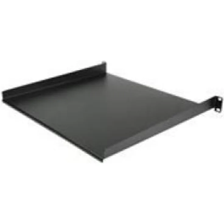 StarTech.com CABSHELF116 Serverschrank Fachboden (1 HE, 16 Zoll tief, 1HE Server-Rack-Regal für 19-Zoll-Netzwerkgeräte)