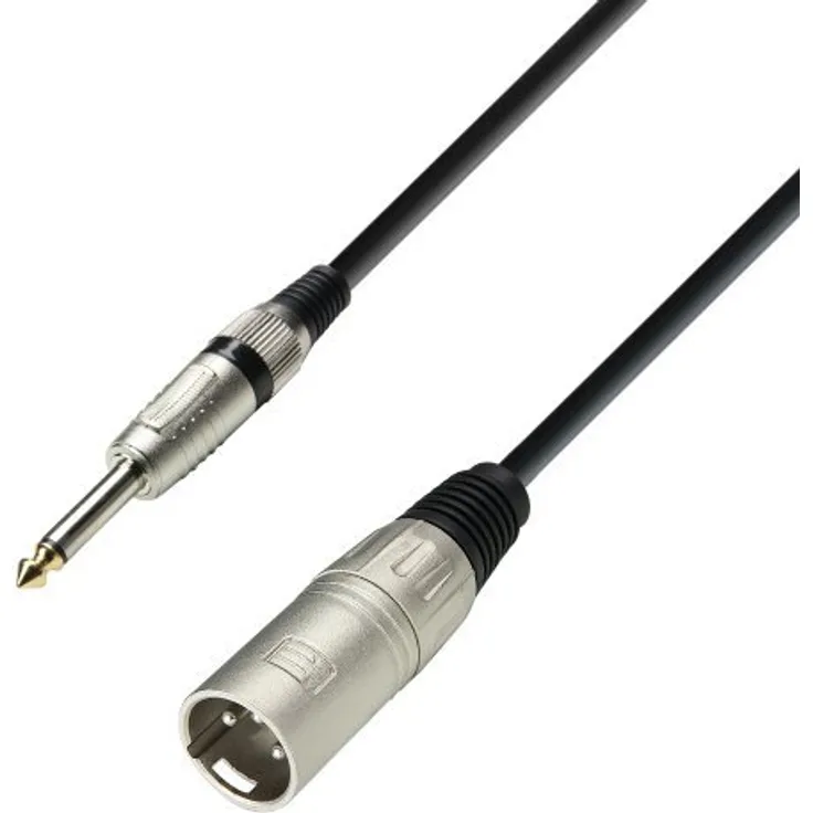 K3 MMP 0300 Mikrofonkabel XLR male auf 6, 3 mm Klinke mono 3 m