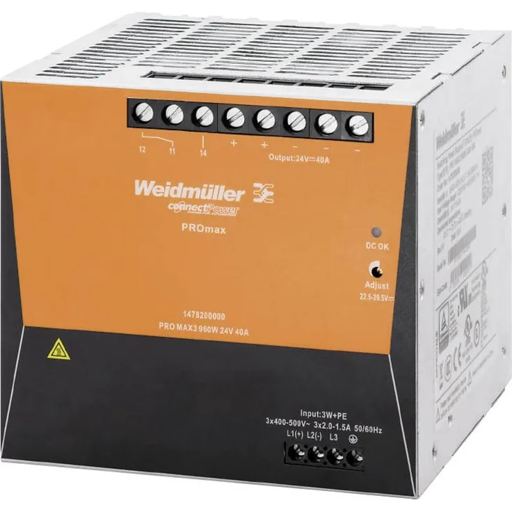 Weidmuller ? Netzteil Stromversorgung Pro Max 120 W 12 V 10 A