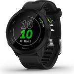Garmin Forerunner 55 Smartwatch GPS, Unisex, 42mm, Silikonarmband, Schwarz