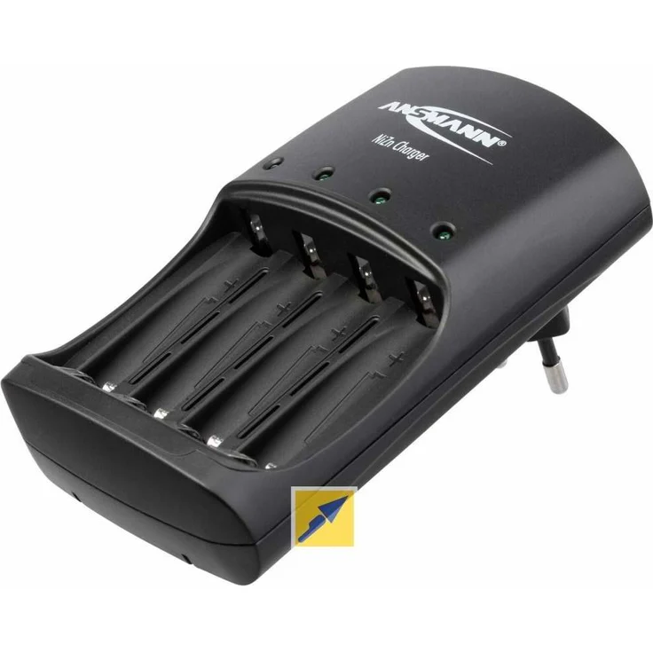 ANSMANN Nickel-Zink Ladegerät Akku - Leistungsstarkes 4-fach Ladegerät für 1,6V NiZn AA oder AAA Akkus - Ideal für NiZn Hochleistungsakkus aus Fernbedienungen, Messgeräten, Kameras uvm. – Bild 2