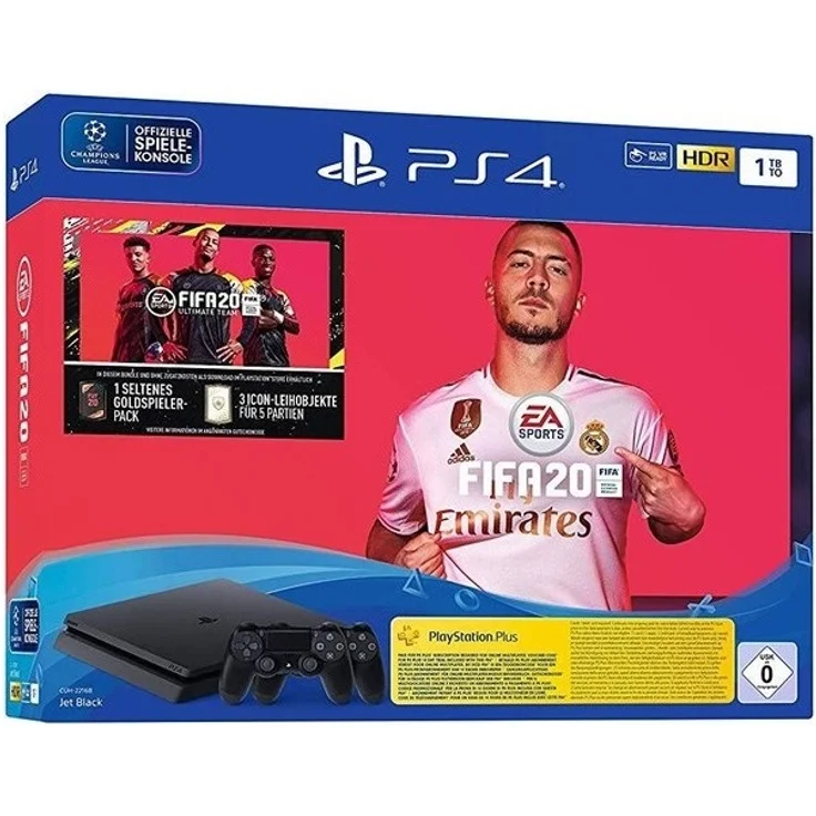 Sony PlayStation 4 Slim Jet Black 1TB Bundle inkl. FIFA 20 + 2. Controller – Bild 12