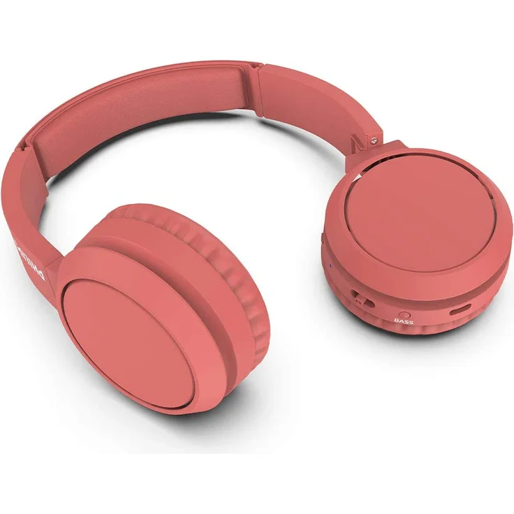 Philips On Ear Kopfhörer H4205RD-00 matt On-Ear-Kopfhörer, mit Bluetooth, Mikrofon, rot – Bild 4