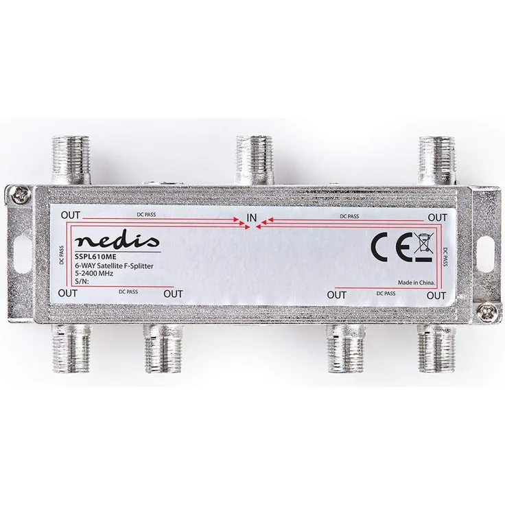 NEDIS satelite F Ganancia max. 17 dB