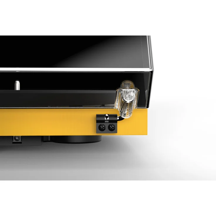 Pro-Ject Debut Carbon EVO Manueller Plattenspieler mit Riemenantrieb inkl. Schutzhaube satin gelb – Bild 3