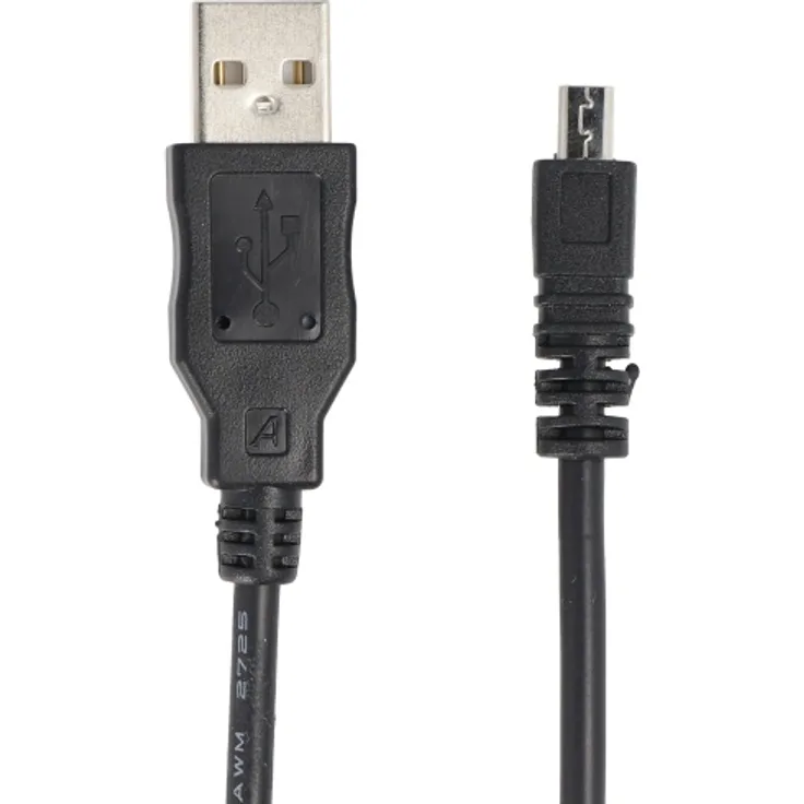 AccuCell USB-Kabel passend für Casio, Nikon, Panasonic Lumix K1HA08CD0019