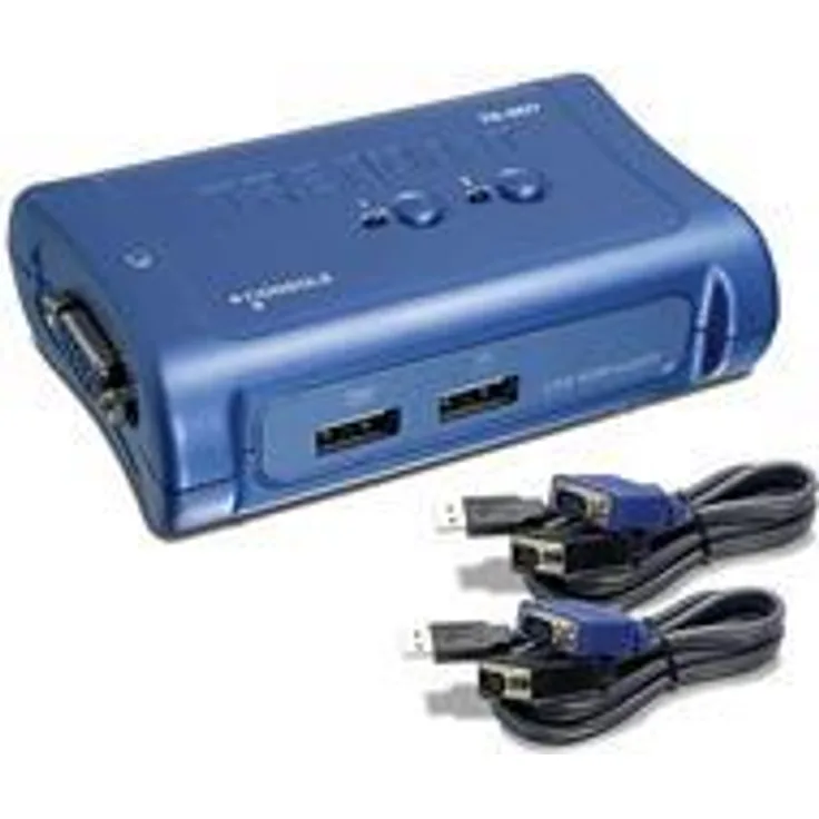 TRENDnet TK-232DV DVI KVM Switch 2-Port Dual Monitor