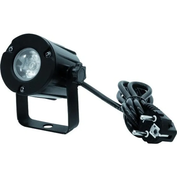 EUROLITE LED PST-3W 3200K 6° Warmweiß schwarz LED Pinspot