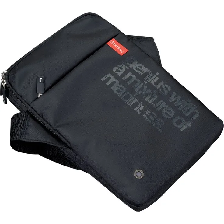 Lightpak Umhängetasche Tablet-pc Genius, Schwarz