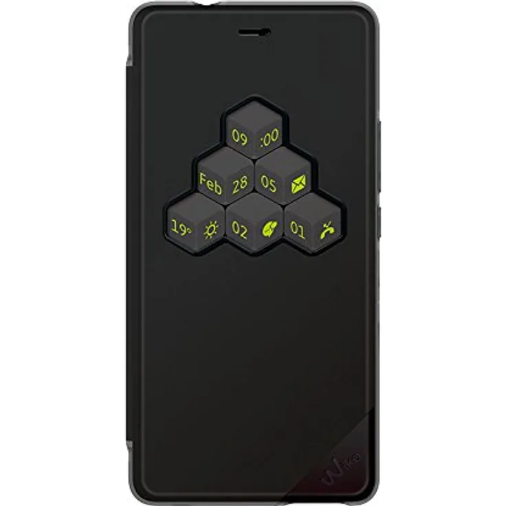 Wiko Flip/Folio Cover WiCube für Tommy 2 schwarz (WKPRFIBK3931)