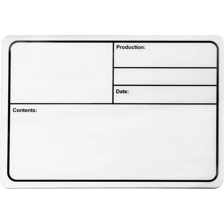 Adam Hall 88001 M Beschriftungsschild Kunststoff weiß magnetisch 177x127mm