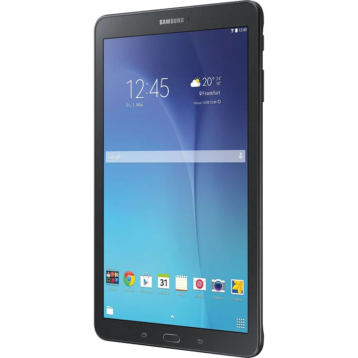 Samsung Galaxy Tab E 9.6 HD-Auflösung 9,6 Zoll, WLAN-Tablet, Quad-Core, 1,5 GB RAM, 8 GB Speicher, Android, Schwarz (SM-T560NZKADBT) – Bild 1