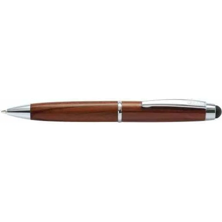 ONLINE Drehkugelschreiber Mini Wood Stylus Rosewood, aus Holz, Minimine, Strichstärke M, schwarzschreibend, Stylus Tip