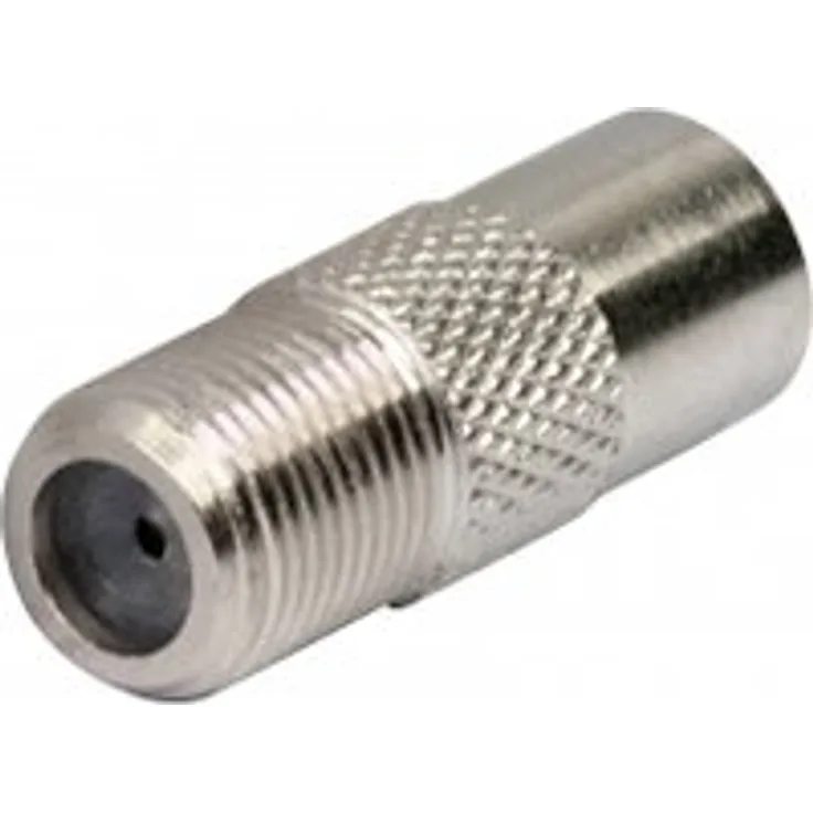 Schwaiger Adapter (F-Kupplung auf Koax-Stecker) Silber