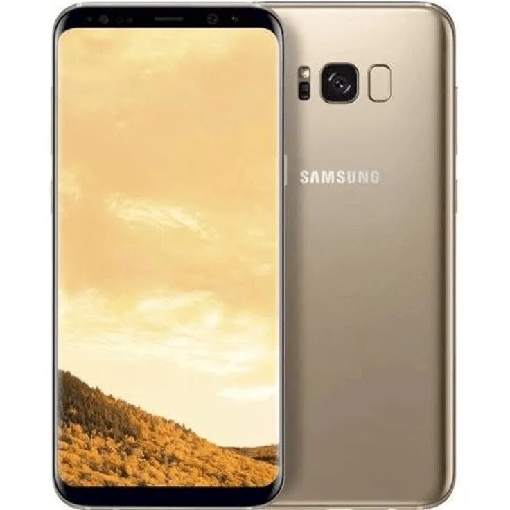 Samsung Galaxy S8 Smartphone 14,73cm Pixel (5,8 Zoll) Super-AMOLED-Display, 64GB interner Speicher, 4GB RAM, Dual-SIM, Android, Gold