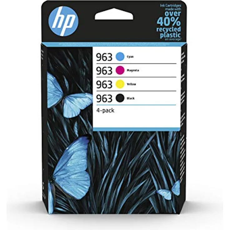 HP 963 4-Pack Black-Cyan-Magenta-Yellow Original Ink Cartridge