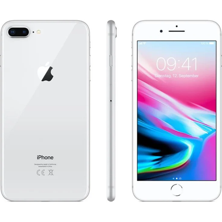 Apple iPhone 8 Plus Smartphone 13,97cm Pixel (5,5 Zoll) Retina-Display, 64GB interner Speicher, 3GB RAM, iOS, Silber – Bild 4