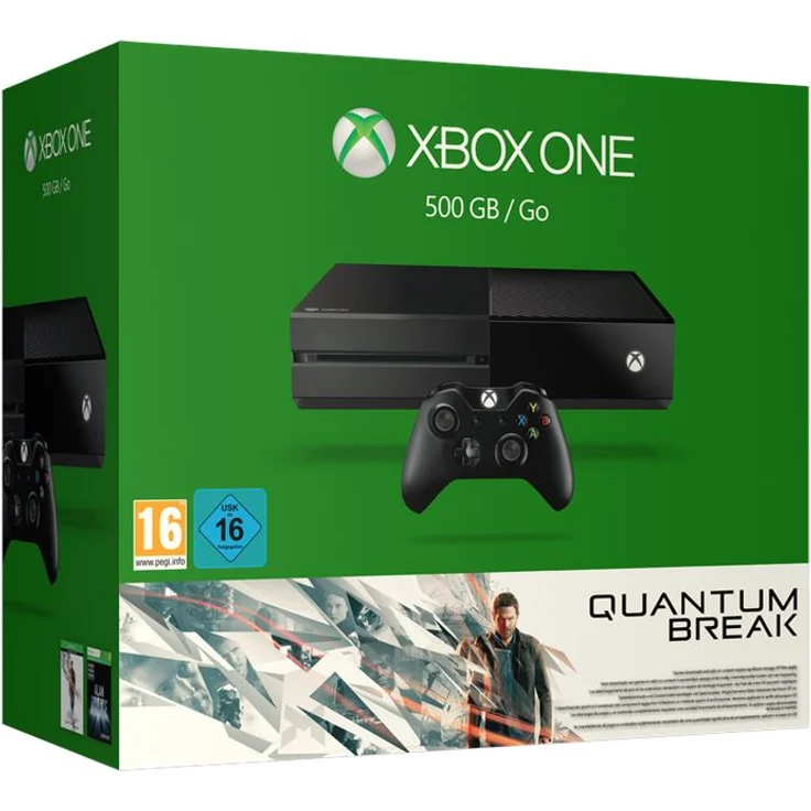 Microsoft Xbox One 500GB schwarz + Quantum Break – Bild 1