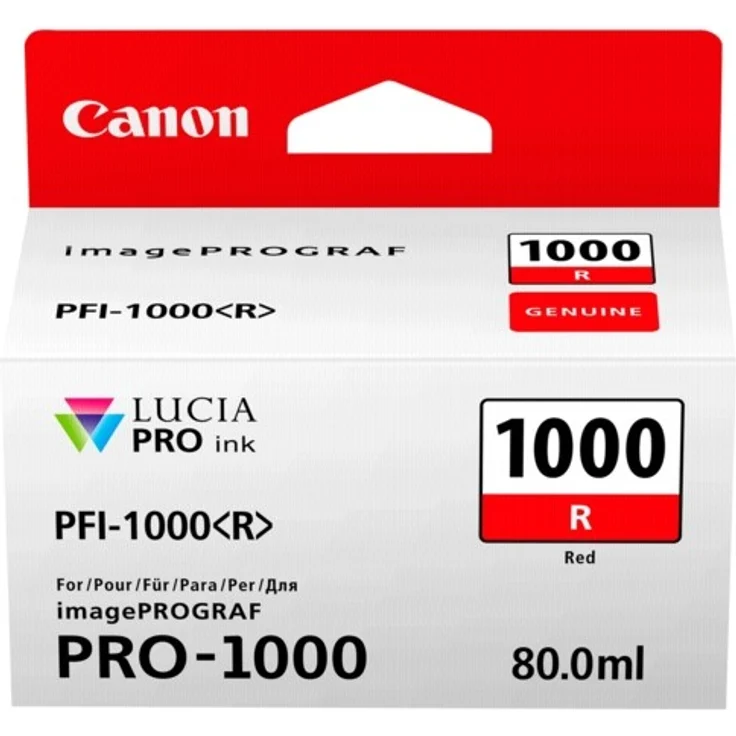Canon PFI-1000 R original Tintenpatrone Rocho para Impresora Fotográfica PRO-1000 – Bild 1