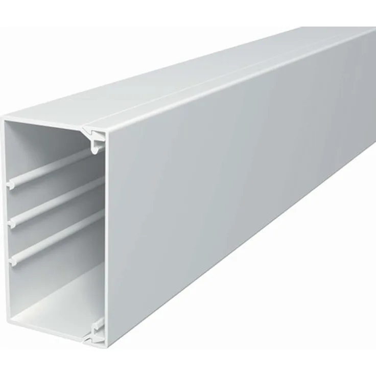 OBO Bettermann Vertr Wand+Deckenkanal m.Obert. 60x110mm,PVC WDK60110LGR