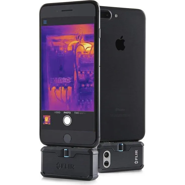 FLIR One Pro LT Wärmebildkamera für iOS mit 4800 Pixel Auflösung (Lightning), schwarz