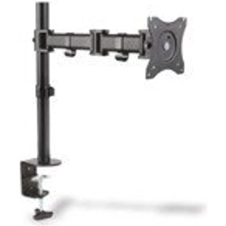 DIGITUS Monitor-Halterung - Tischklemme - 1 Monitor - Bis 27 Zoll - Bis 1x 8 kg - VESA 75x75, 100x100 - Schwarz – Bild 2